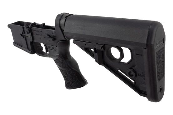 This lower receiver is constructed from 7075-T6 aluminum.
